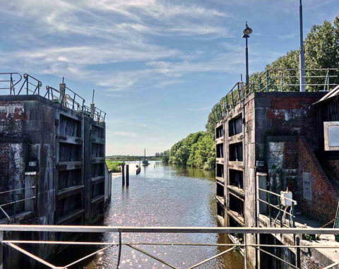 Zoutkamp sluis